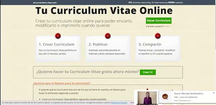 Hacer Currículum Vítae Gratis