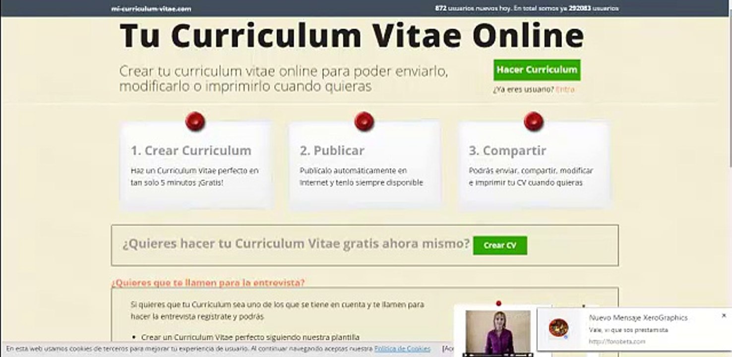Hacer Currículum Vítae Gratis