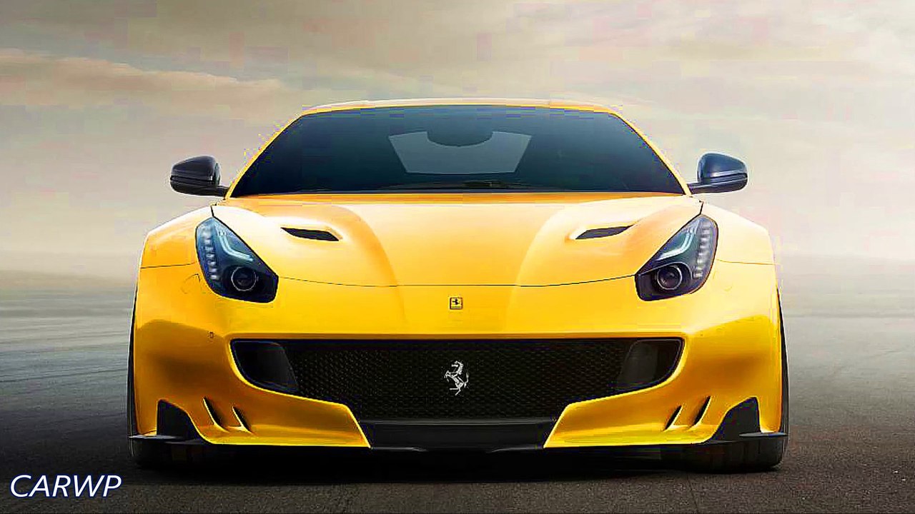 SLIDES Ferrari F12 TDF Tour de France 2017 aro 20 6.3 V12 780 cv 71,9 mkgf 340 kmh 0-100 kmh 2,9 s