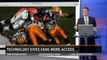 Terrance 'Pot Roast' Knighton of Denver Broncos uses Google Glass at Super Bowl