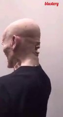 Ugly man looked like Ghost