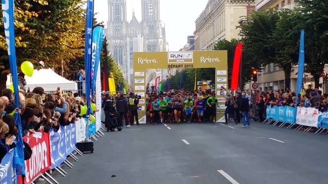 Départ du 10 km de Run in Reims