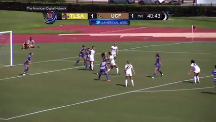 UCF's Carol Rodrigues with the amazing Bicycle Kick Goal vs Tulsa