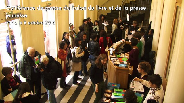 Conférence de presse du Salon du livre et de la presse jeunesse 2015
