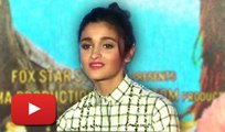 Alia Bhatt Irritated On Reporter @ Shaandaar Song Launch