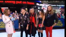 DNCE on GMA, CAKE BY THE OCEAN music video preview