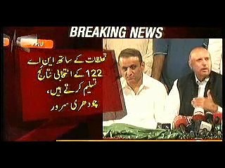 NA 122, Harney K Baad PTI Leaders KI 2nd Press Conference, 12 Oct, 2015