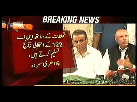 NA 122, Harney K Baad PTI Leaders KI 2nd Press Conference, 12 Oct, 2015