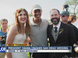 President Obama crashes San Diego wedding