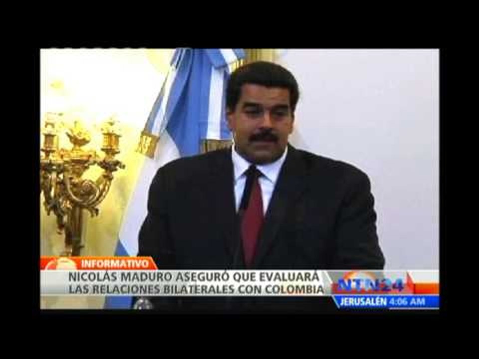 Nicolás Maduro contempla romper relaciones con Colombia