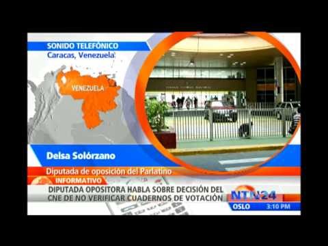 Diputada venezolana Delsa Solórzano habla para NTN24 sobre auditoría en Venezuela