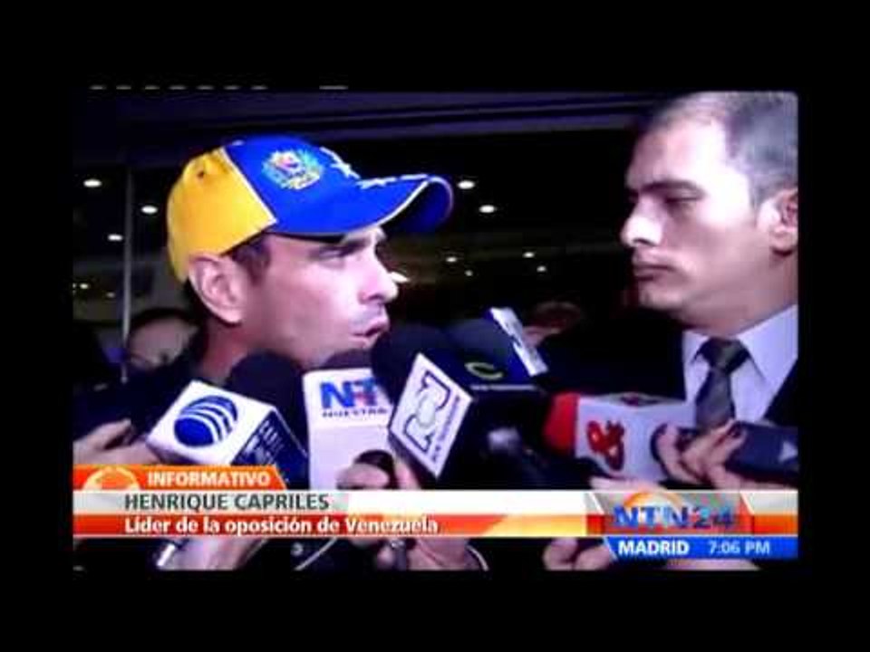 Presidente de la Cámara de Representantes de Colombia habla sobre audiencia con Henrique Capriles