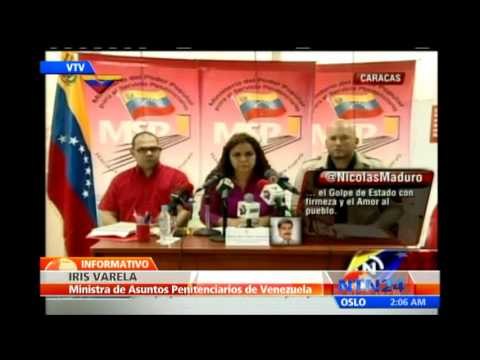 Ministra venezolana tilda a Capriles de asesino y le aseguró que le tiene una celda preparada