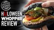 Burger King Halloween A1 Whopper Review  |  HellthyJunkFood