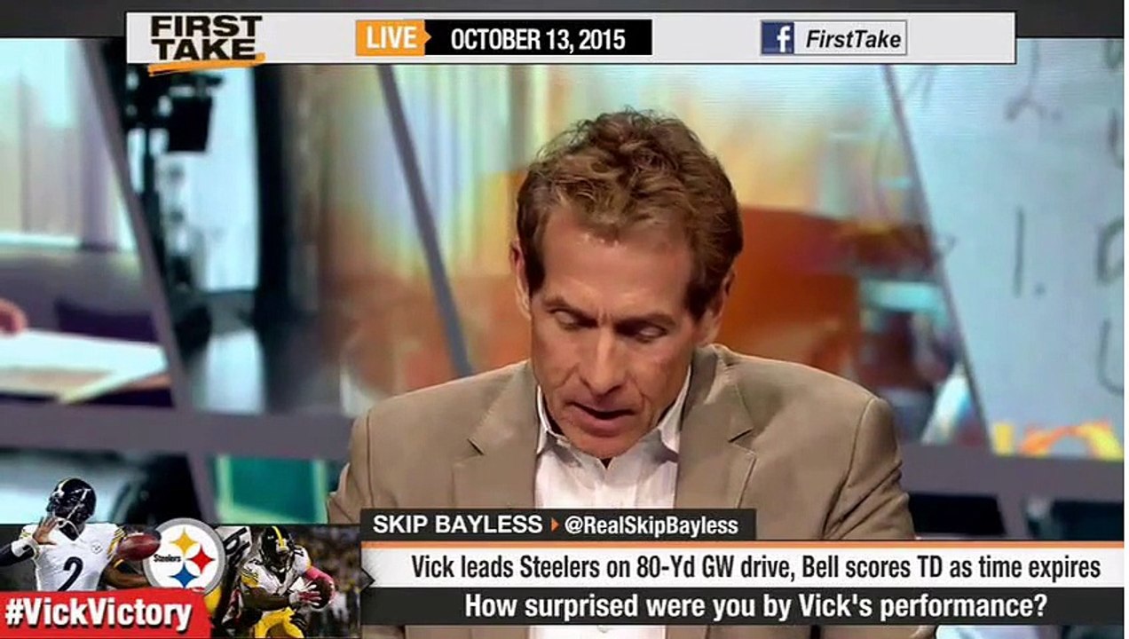 ESPN First Take - Michael Vick Leads Steelers Win Over Chargers 24-20