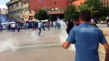 Kurdish protestors clash with police in southeast Turkey