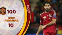 5 things you needs to know about Cesc Fabregas' 100 caps