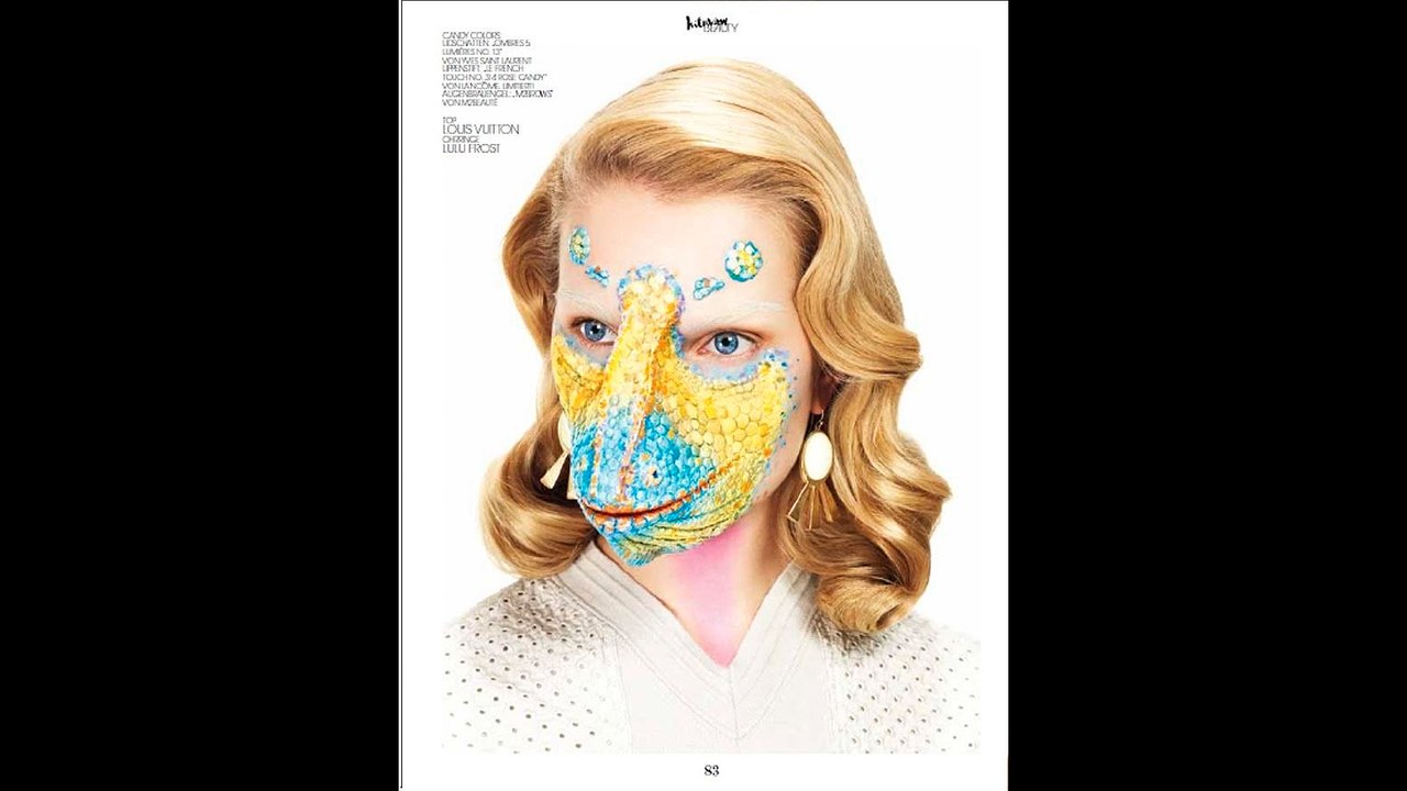 Isamaya Ffrench interviewed by Nick Knight about shooting for Interview magazine: Transformative