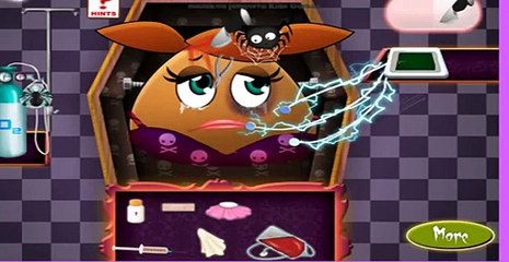 Girl Pou Pou Girl Halloween Emergency - Funny Pou Games for Kids - Kids Games