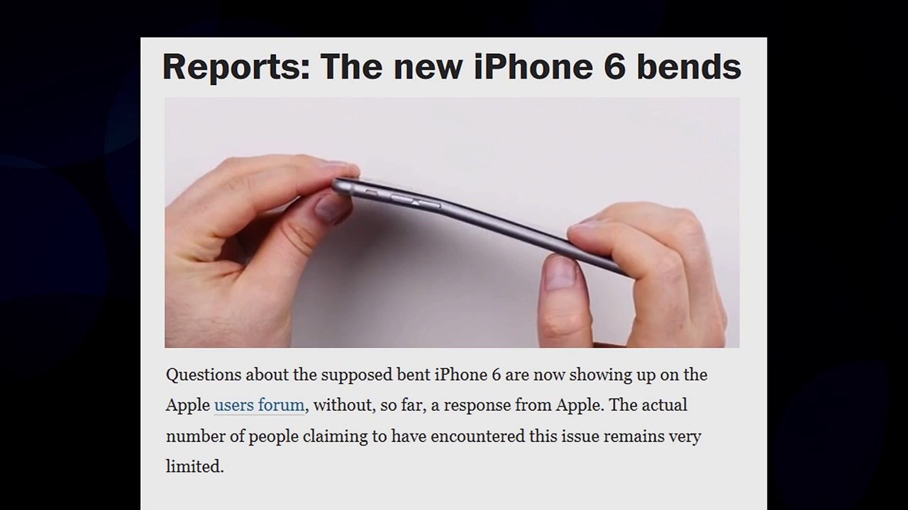 Apples Bent iPhones Have Competition