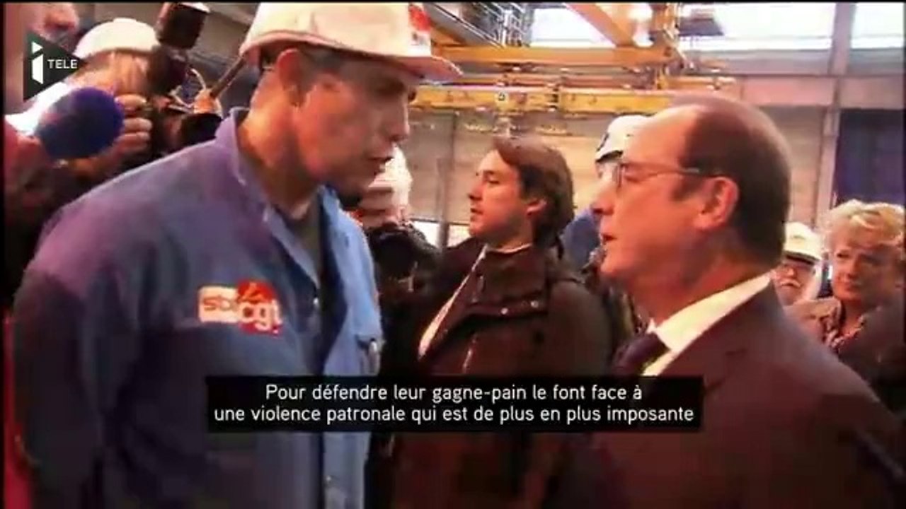 Air France : Un représentant CGT refuse de serrer la main de Hollande