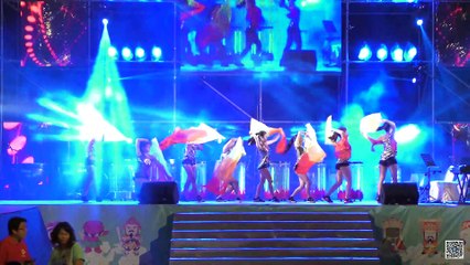 Opening Show - Girls LED Water Drum @ 2015 Kaohsiung Zuoying Wannian Folklore Festival