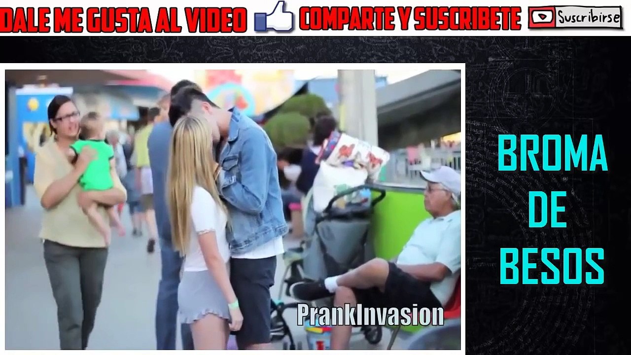 Broma de Besos Juego Adivinar Cartas Besos Robados Kissing Prank