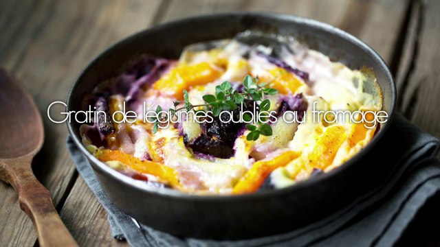 La recette : gratin de légumes oubliés au fromage
