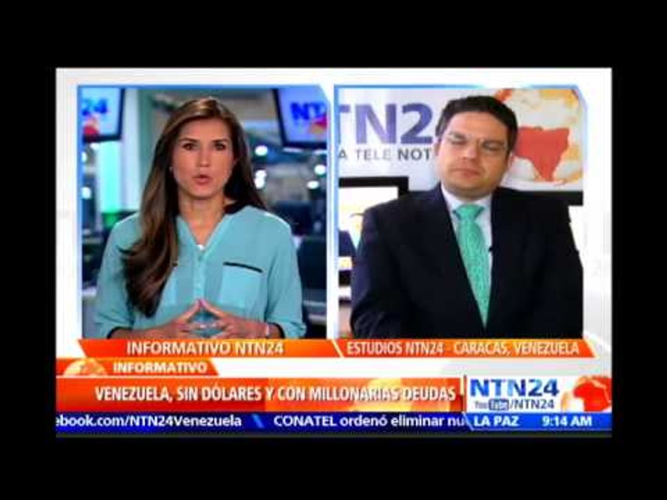 Experto en finanzas habla en NTN24 sobre millonarias deudas que le esperan a Venezuela
