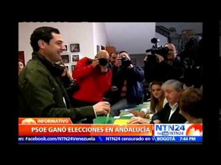 PSOE gana las elecciones en la región española de Andalucía