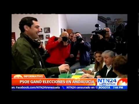 PSOE gana las elecciones en la región española de Andalucía