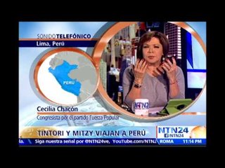 "El presidente Humala ha guardado un silencio cómplice": congresista peruana sobre situación en Vzla