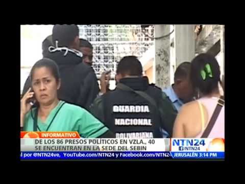 De los 86 presos políticos en Vzla, 40 están encarcelados en sede del Sebin, según diario local