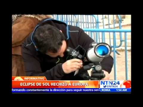 Espectáculo astronómico: eclipse solar hechizó durante dos horas a miles de personas en Europa