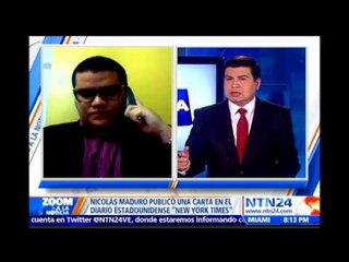 Maduro publica carta en The New York Times exigiendo derogación del “decreto de Obama”