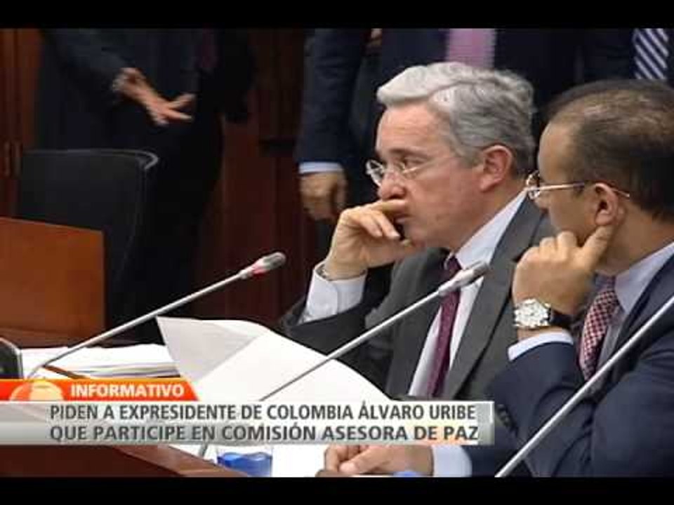 Procurador colombiano pide al expresidente Uribe formar parte de la Comisión Asesora de Paz