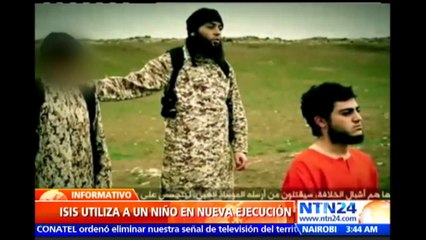 Estado Islámico publica vídeo propagandístico donde un niño supuestamente asesina a un espía