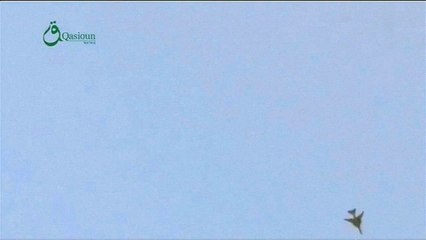 Amateur footage reportedly shows Russian jets under fire