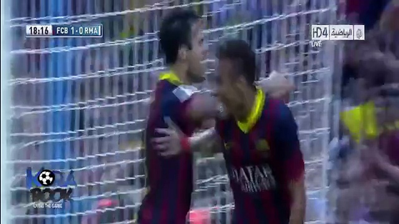 يعتبر هذا الهدف الأهم لنيمار خلال مئة مباراة هدف برشلونة الأول في ريال مدريد - البرازيلي نيمار