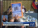 Familiares de desaparecidos se reunieron con el Presidente Correa