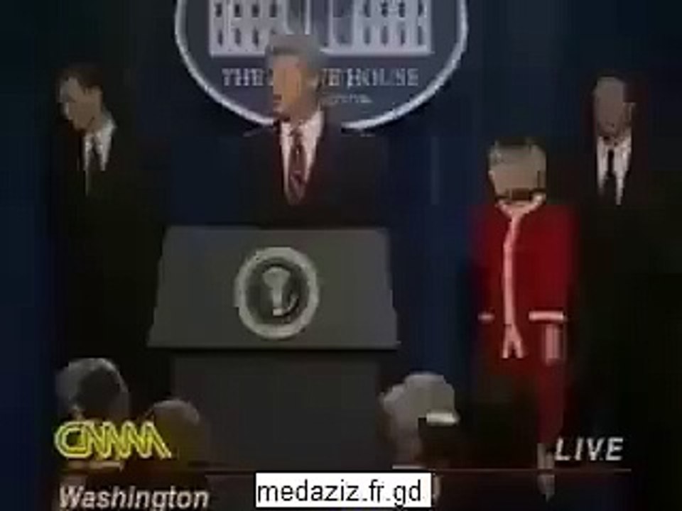 Attack on Bill Clinton during speech