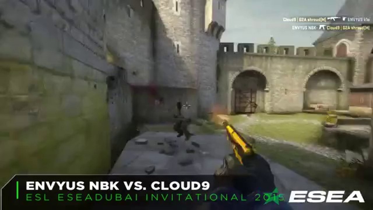 EnVyUs NBK vs Cloud 9 - CS: GO CZ75 Auto Pistol CT Rampage on de_cbble - Monster Round