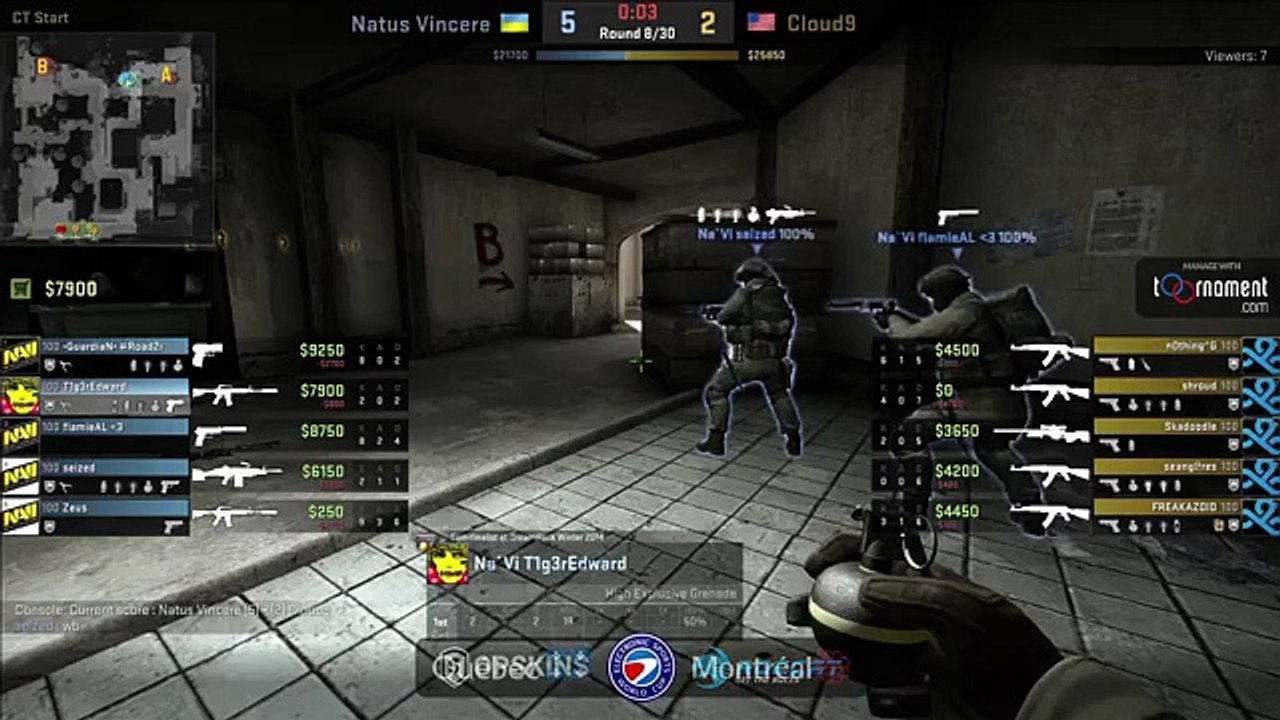 The M249 Machine Gun Misbuy During NaVi vs Cloud 9 (CS: GO Grand Finals)