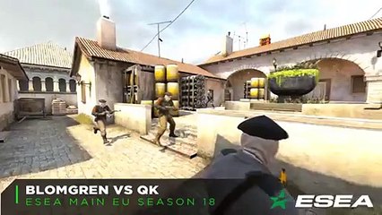 ESEA Main EU Season 18: myGame blomgren vs QuiCK ThinkeRs 4K P250 Eco Round on de_inferno