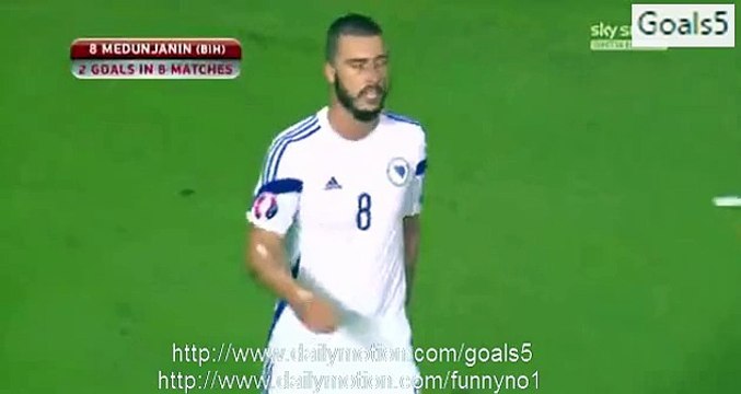 Haris Medunjanin 2 nd Goal Cyprus 2 - 2 Bosnia and Herzegovina Euro Qualifications 13-10-2015