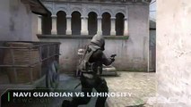 NaVi Guardian vs Luminosity Gaming 4K Pistol Round, All Headshots