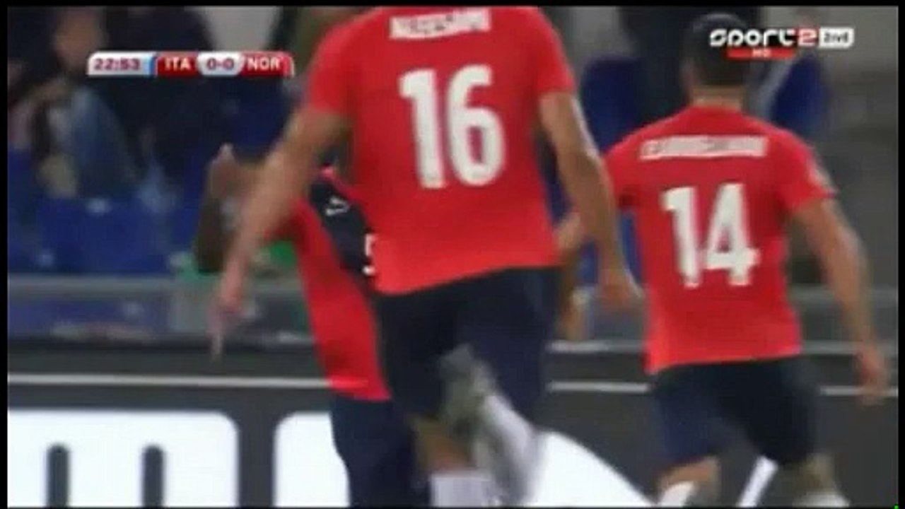 ITA 0-1 NOR - Italy - Norway - Video