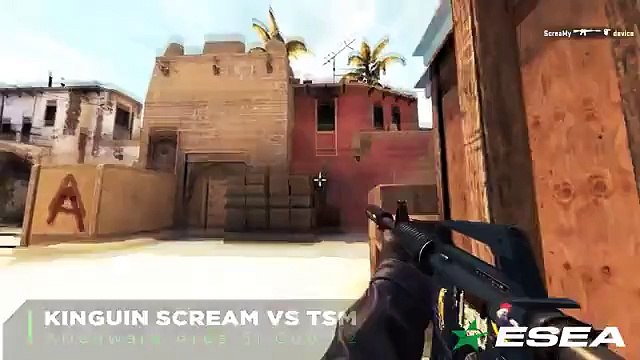 Kinguin ScreaM vs TSM Insane 4K Headshot Round at Alienware Area 51 CS: GO Cup 2