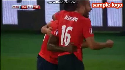 Alessandro Florenzi Amazing GOAL - Italy 1-1 Norway - EURO 2016