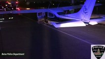 Small Plane Makes Emergency Landing On Idaho Interstate